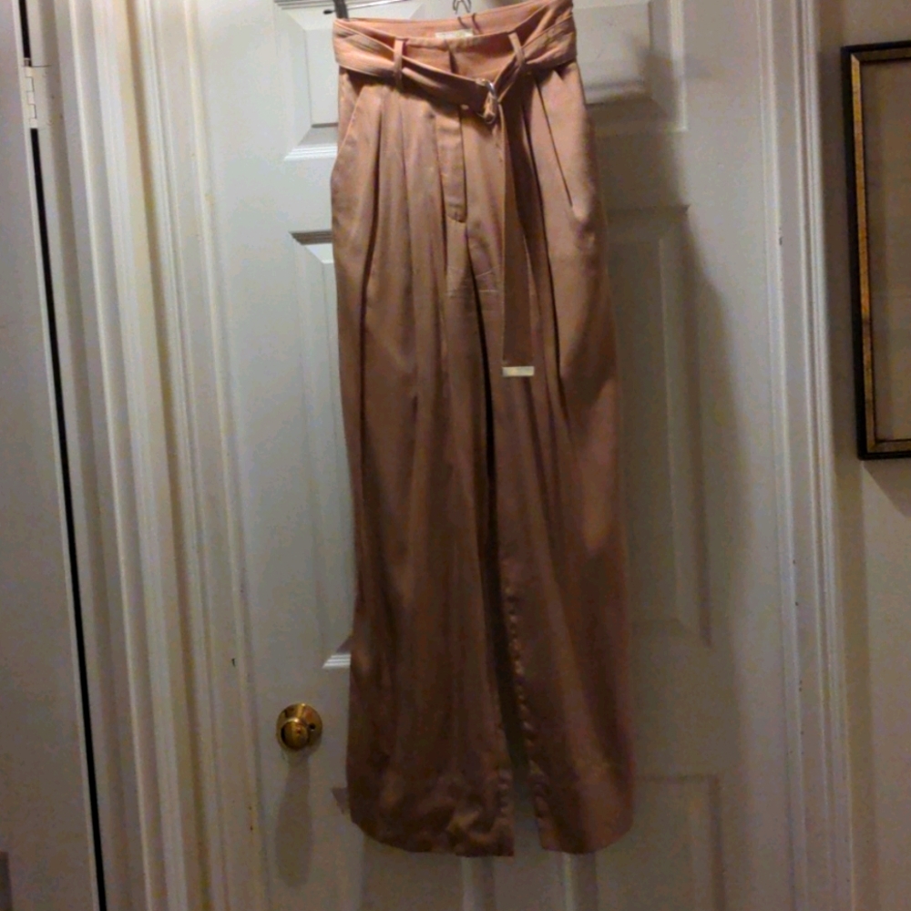 H&M Pink Paperbag Pant